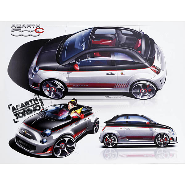 ABARTH CLUB TORINO ABARTH500 Illustratin Leaflet