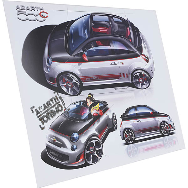 ABARTH CLUB TORINO ABARTH500 Illustratin Leaflet