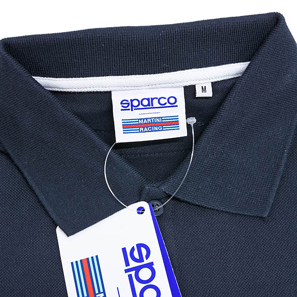 MARTINI RACING Polo Shirts -Stripe-(Navy) by Sparco