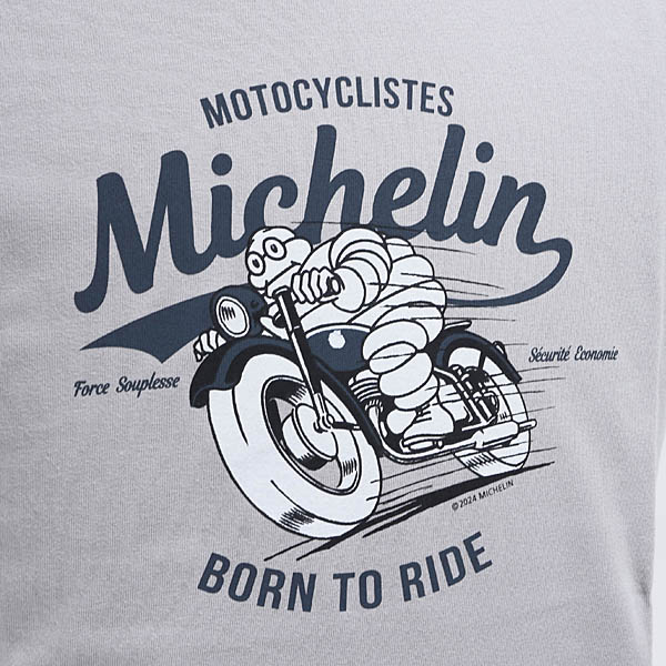 MICHELIN Official T-Shirts -MOTO-(Light Gray)