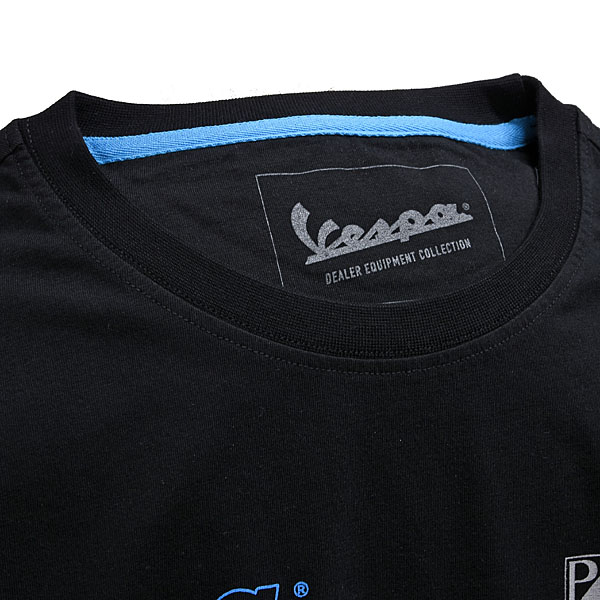 Vespa Official DEC T-Shirts (JET BLACK)