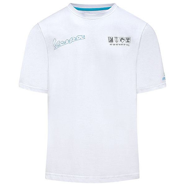 Vespa Official DEC T-Shirts(HOLY WHITE)