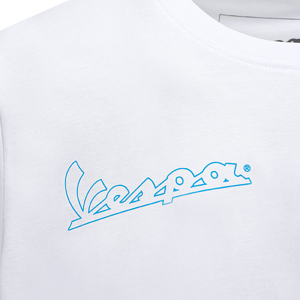 Vespa Official DEC T-Shirts(HOLY WHITE)