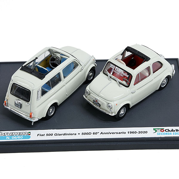 1/43 FIAT 500D+Giardiniera 1960-2020 60ǯǰߥ˥奢ǥ-FIAT 500 CLUB ITALIA