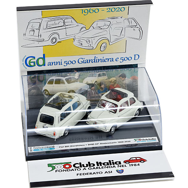 1/43 FIAT 500D+Giardiniera 1960-2020 60ǯǰߥ˥奢ǥ-FIAT 500 CLUB ITALIA