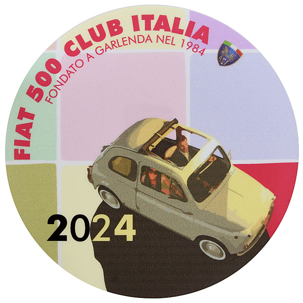 FIAT 500 CLUB ITALIA 2024 Sticker