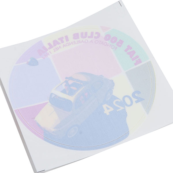 FIAT 500 CLUB ITALIA 2024 Sticker