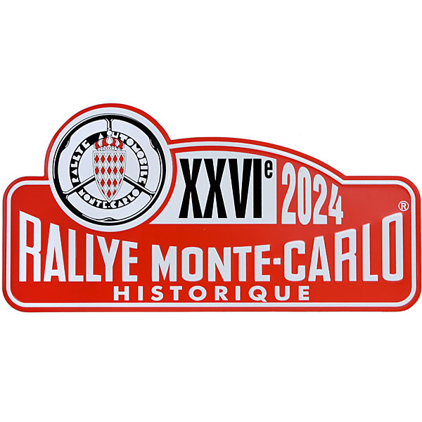 Rally Monte Carlo Historique2024 Official Metal Plate(Large)