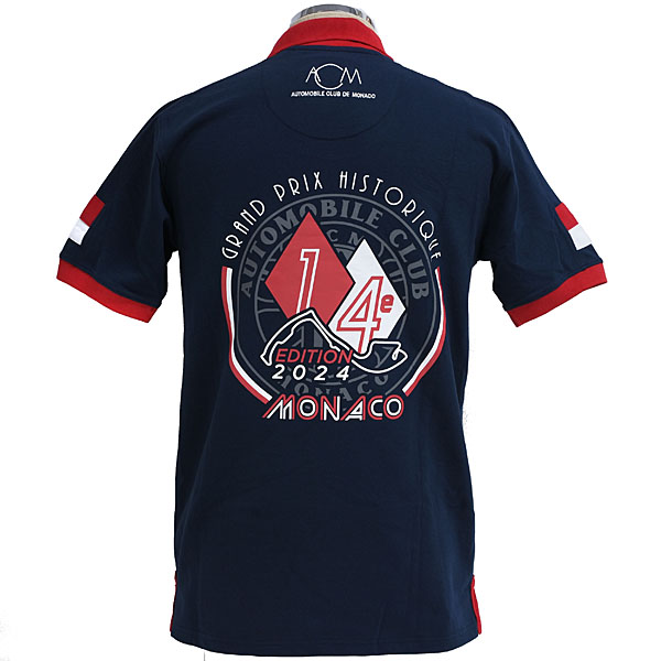 MONACO GRAND PRIX HISTORIQUE 2024 Official Polo Shirts(Navy)