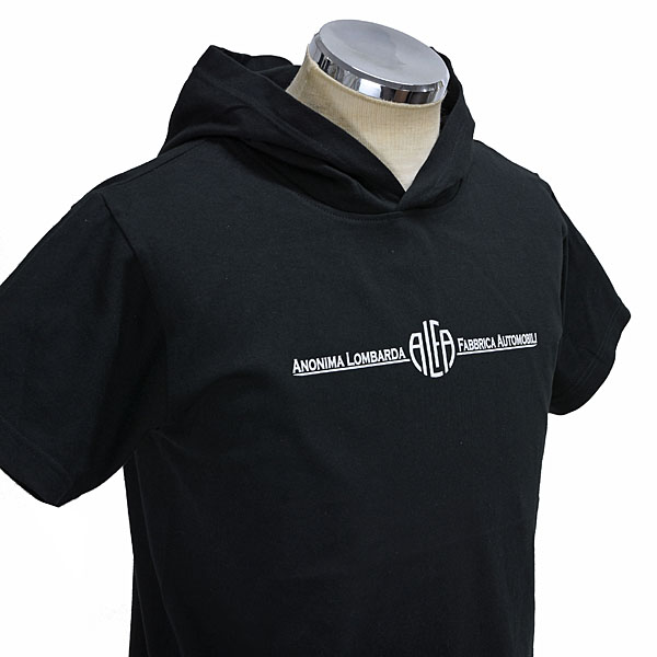 A.L.F.A. MILANO Hoodie T-Shirts (BLACK)