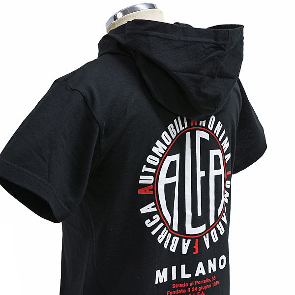 A.L.F.A. MILANO Hoodie T-Shirts (BLACK)