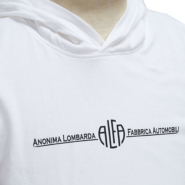 A.L.F.A. MILANO Hoodie T-Shirts (White)