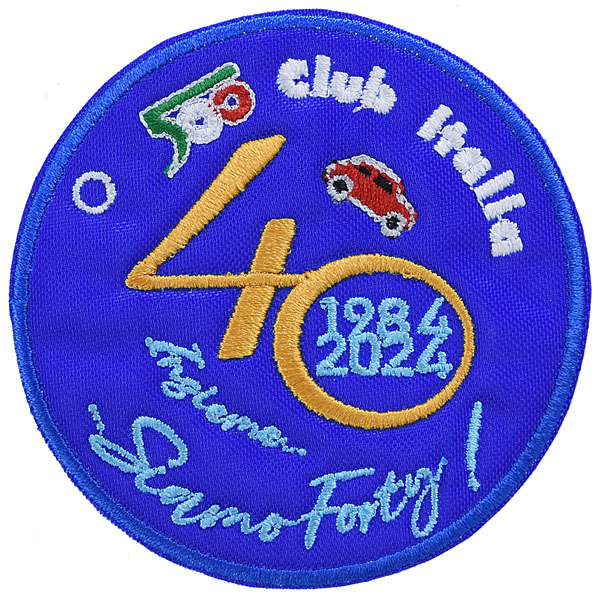 FIAT 500 CLUB ITALIA 40 anni Patch