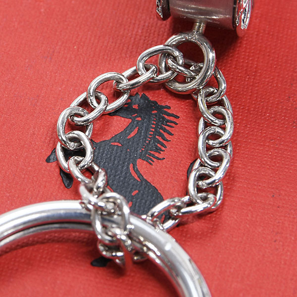 Ferrari Genuine Wheel Shaped Silver Key Ring