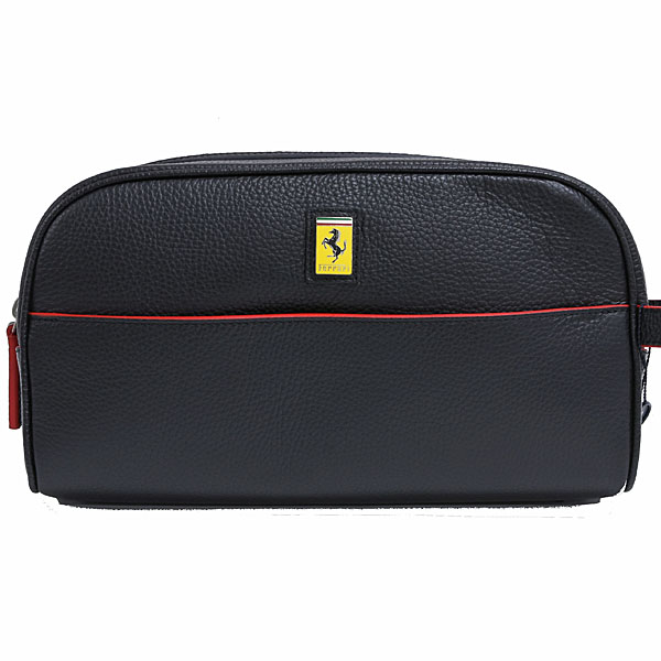 Ferrari Genuine Leather Beauty Case