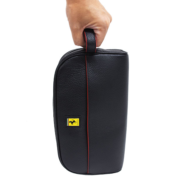 Ferrari Genuine Leather Beauty Case