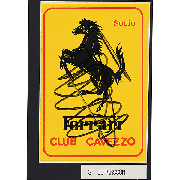 Ferrari Club Cavezzo Stefan Johanssonꥹƥå