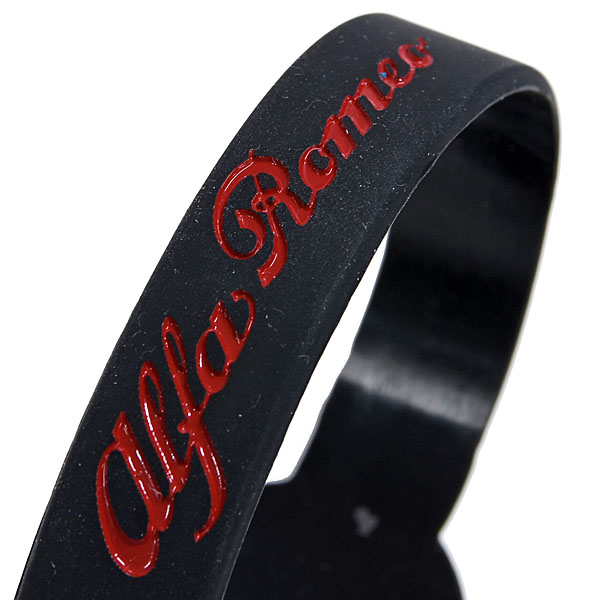 Alfa Romeo Official Rubber Bracelet (Quadrifoglio)