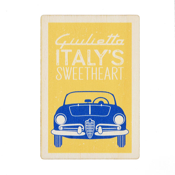 Museo Storico Alfa Romeo Giulietta Wooden Magnet