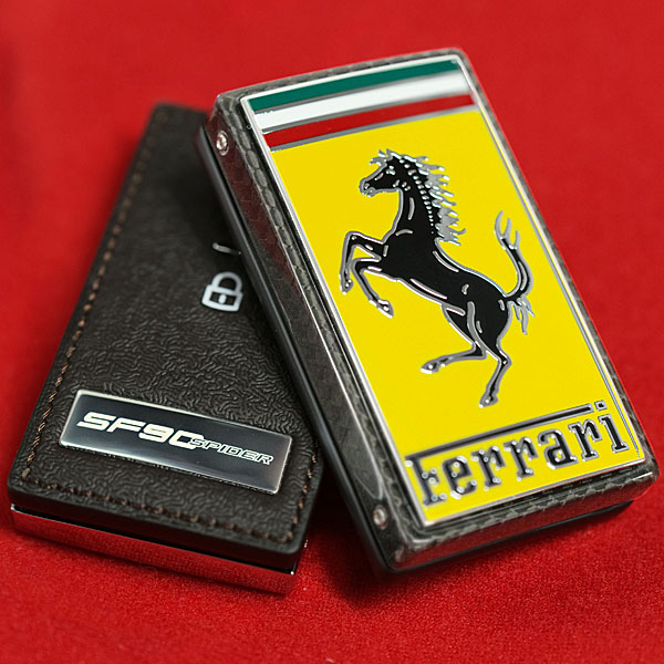 Ferrari SF90 Spider Carbon Bezel Ignition Key (Yellow)