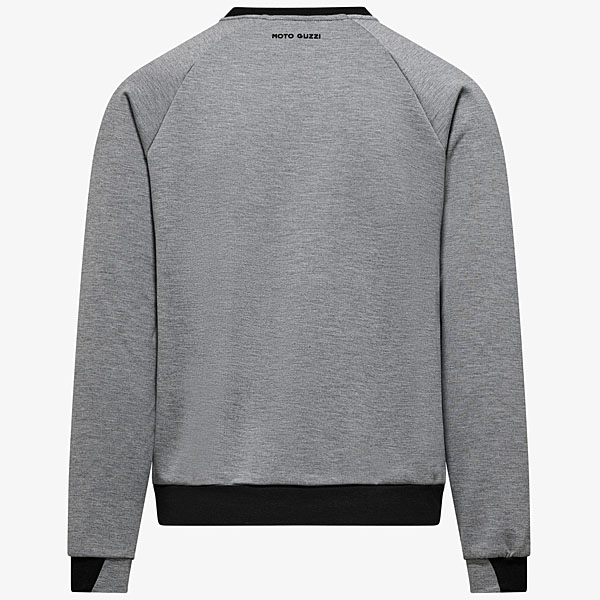 MOTO GUZZI Official ESSENTIAL Sweatshirt (Gray)