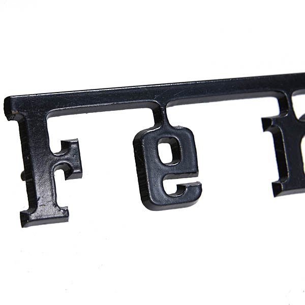 Ferrari logo emblem (brass) black