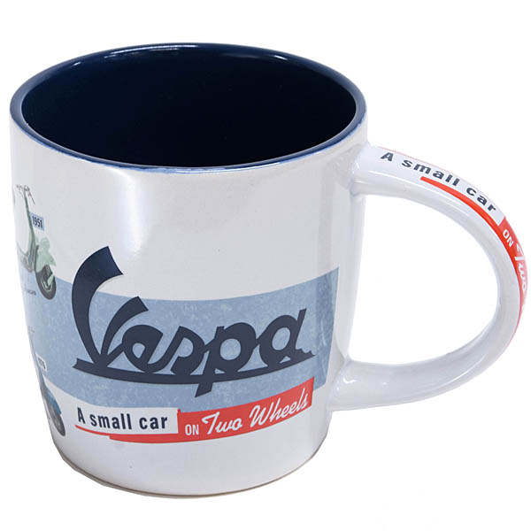 Vespa Official Mug Cup-Tow Wheels-