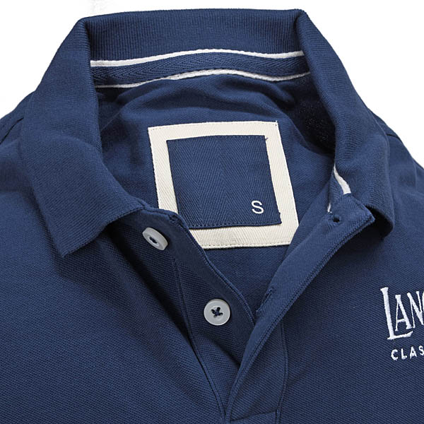 LANCIA Official CLASSICHE Blue Polo Shirts