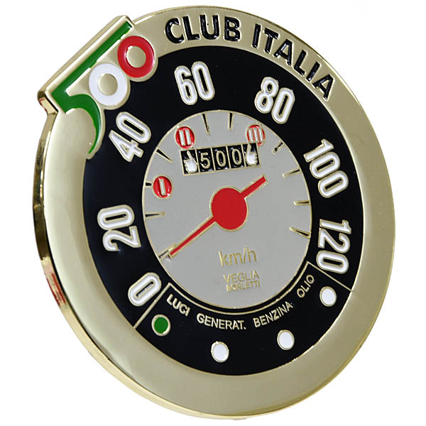 FIAT 500 CLUB ITALIA Grill Emblem (NEW Type)