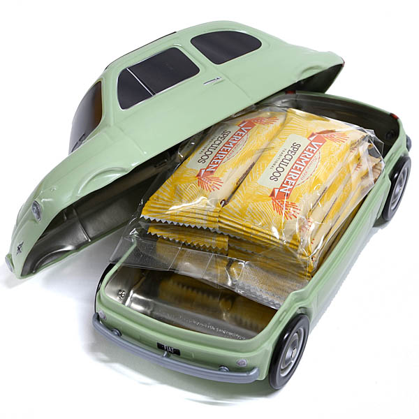 FIAT nuova 500 type caramel biscuit tin By VERMEIREN