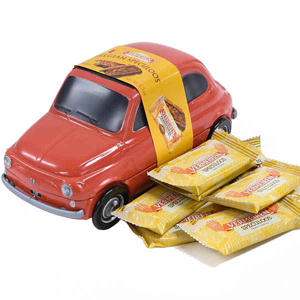 FIAT nuova 500 type caramel biscuit tin By VERMEIREN