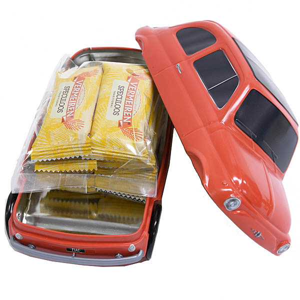 FIAT nuova 500 type caramel biscuit tin By VERMEIREN