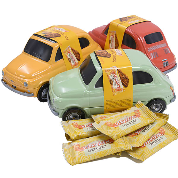 FIAT nuova 500 type caramel biscuit tin By VERMEIREN