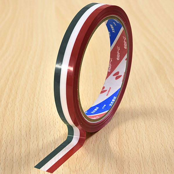 Italian Flag Cellophane Tape (Type Torino)