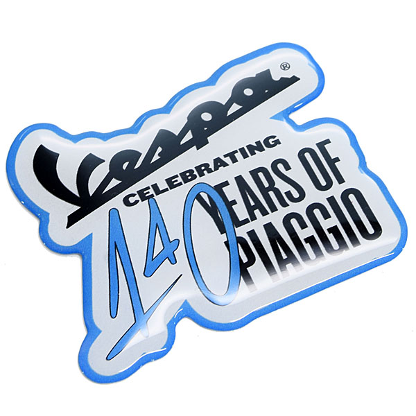 Vespa Official Sticker-140 YEARS-