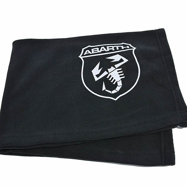 ABARTH純正エンブレムフリースブランケット
