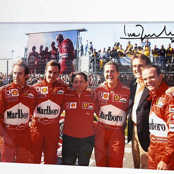 Scuderia Ferrari autographed photo of Luca Montezemolo