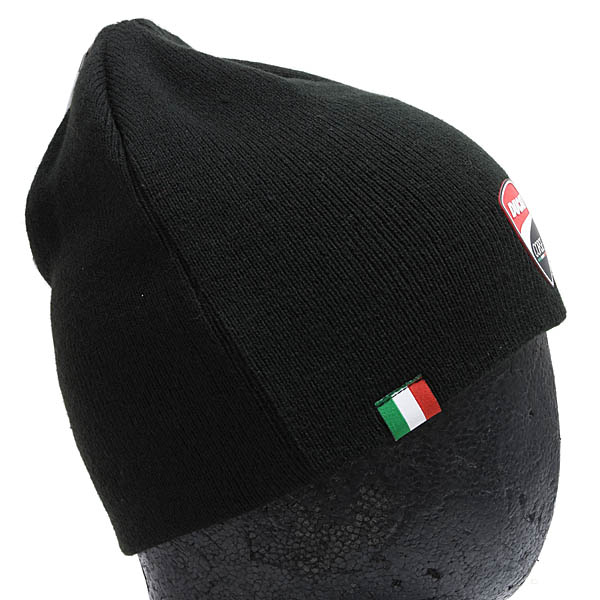 DUCATI Official Rubber Logo Knit Cap by NEW ERA