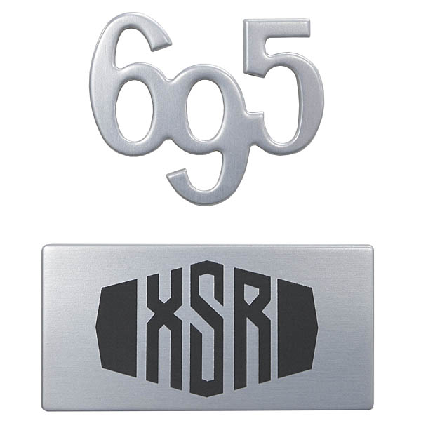 ABARTH純正695 YAMAHA XSRリアロゴエンブレム