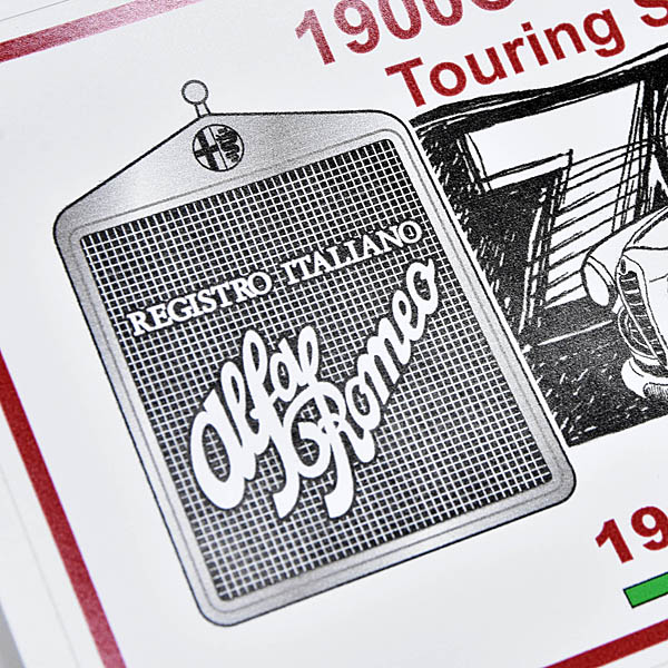 Alfa Romeo 1900C Sprint Coupe 70��ǯ��ǰ���ƥå��� by RIA(Registro Italiano Alfa Romeo)