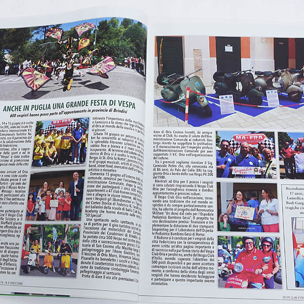 Vespa Club ITALIA2025 N.3