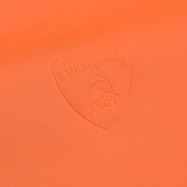 Lamborghini Official Leather Tote Bag(Orange)