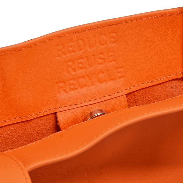 Lamborghini Official Leather Tote Bag(Orange)