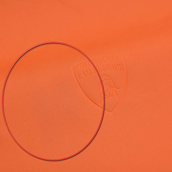 Lamborghini Official Leather Tote Bag(Orange)