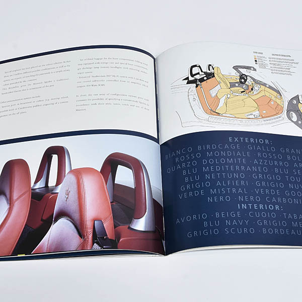Maserati Spyder Brochure