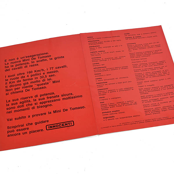 Innocenti De Tomaso���ꥸ�ʥ륫������