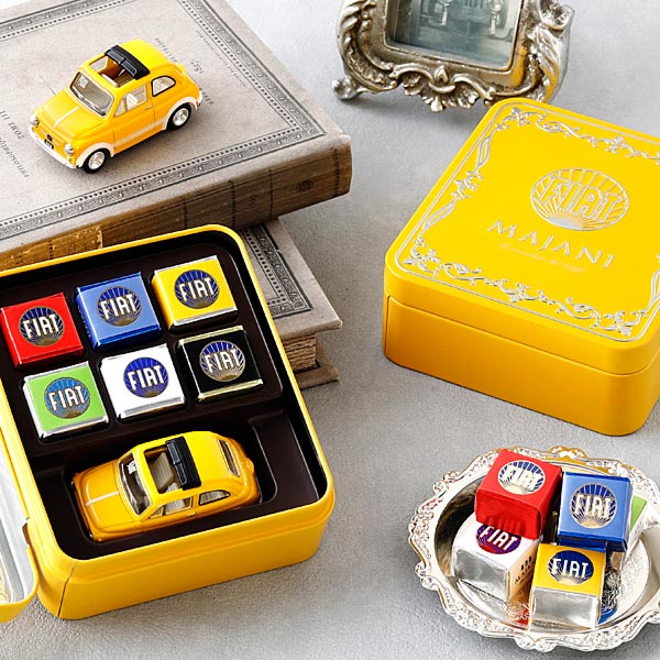 1/43 FIAT nuova500¥ß¥Ë¥Á¥å¥¢¥â¥Ç¥ë&¥Á¥ç¥³¥ì¡¼¥È¥»¥Ã¥È by MAJANI (¥Þ¥¤¥¢¡¼¥Ë)