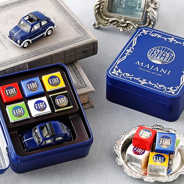 1/43 FIAT nuova500¥ß¥Ë¥Á¥å¥¢¥â¥Ç¥ë&¥Á¥ç¥³¥ì¡¼¥È¥»¥Ã¥È by MAJANI (¥Þ¥¤¥¢¡¼¥Ë)