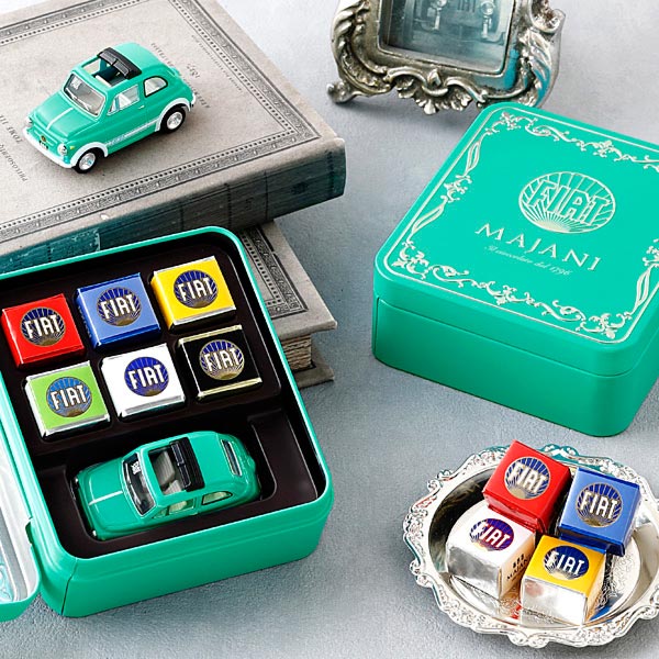 1/43 FIAT nuova500¥ß¥Ë¥Á¥å¥¢¥â¥Ç¥ë&¥Á¥ç¥³¥ì¡¼¥È¥»¥Ã¥È by MAJANI (¥Þ¥¤¥¢¡¼¥Ë)