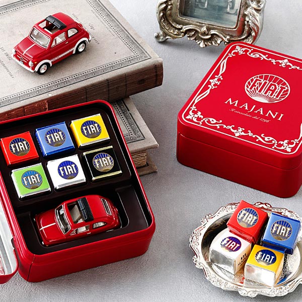 1/43 FIAT nuova500¥ß¥Ë¥Á¥å¥¢¥â¥Ç¥ë&¥Á¥ç¥³¥ì¡¼¥È¥»¥Ã¥È by MAJANI (¥Þ¥¤¥¢¡¼¥Ë)